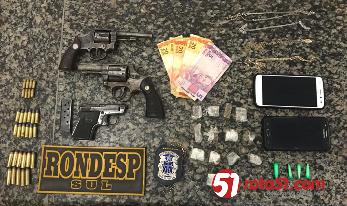 TRANCOSO. Dois homicidas presos e três armas apreendidas em ação conjunta da polícia civil e Rondesp-sul.