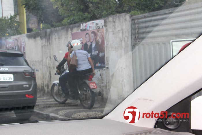 Falta de educação, mostra desrespeito às leis de trânsito