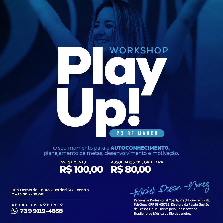 Pessim gestão de Pessoas, faz work shop Play UP