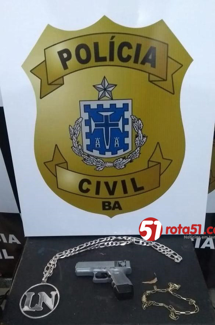 EUNÁPOLIS. POLÍCIA CIVIL identifica e conduz autor de roubo de veículo recuperado em abril e recupera outros objetos roubados em seu poder.