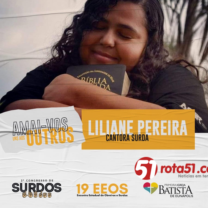 Vai acontecer o 2º congresso de surdos e mudos da Igreja Batista de Eunápolis.