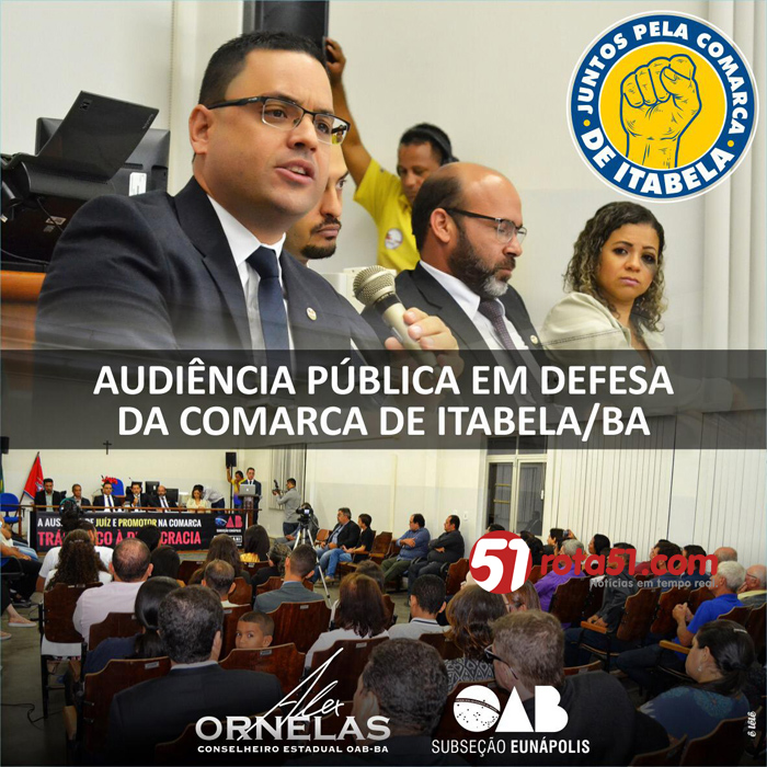 Audiência Pública em defesa da comarca de Itabela