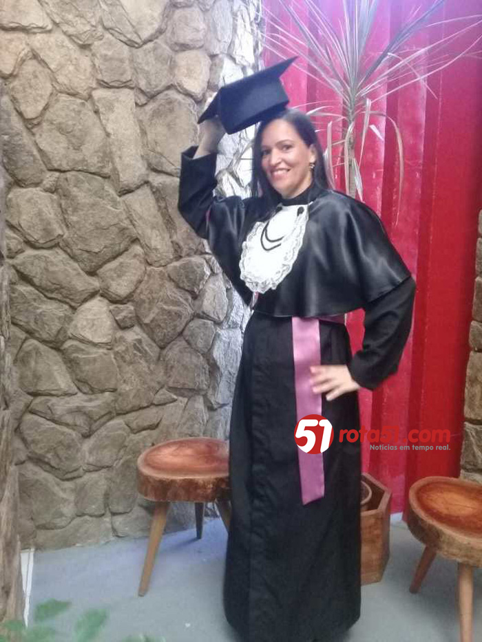 Aluna de pedagogia, formou-se dentre as melhores da UNOPAR