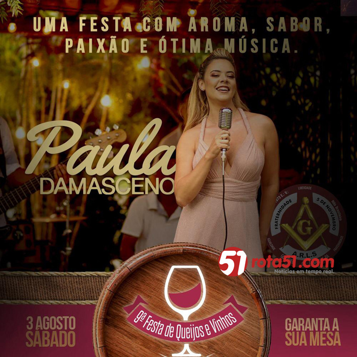 Será neste Sábado, 03/08 a 9ª edição de queijos e vinhos, uma festa pra lá de emocionante.