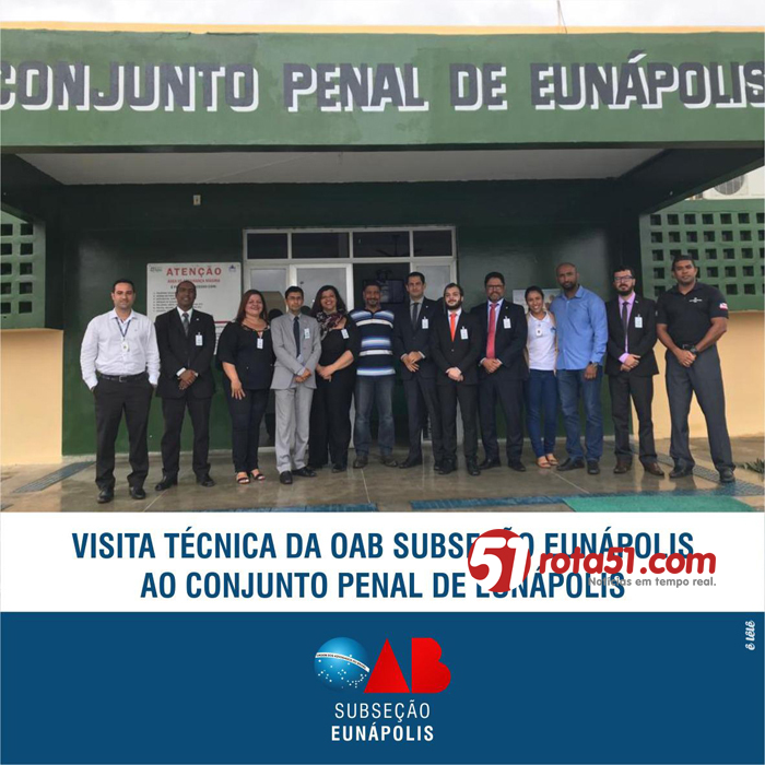 OAB visita conjunto penal estreitando relações institucionais.