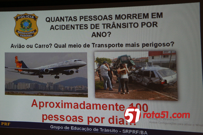 PRF, Polícia Rodoviária Federal promove palestra de educação e segurança para o trânsito