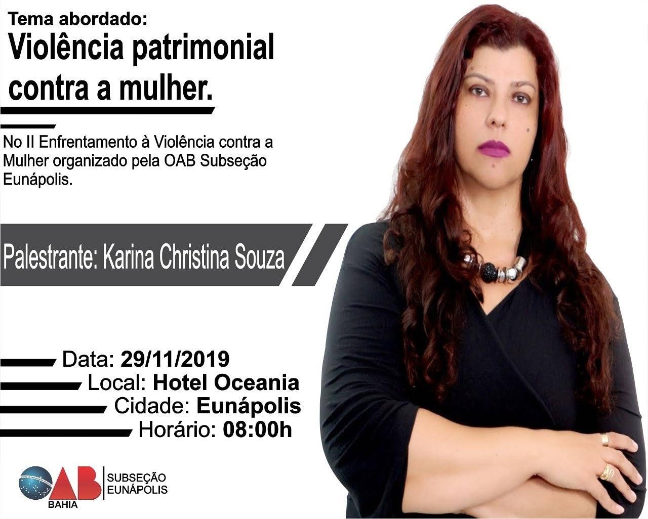 A violência patrimonial contra a mulher, tema do que acontece a todo momento.