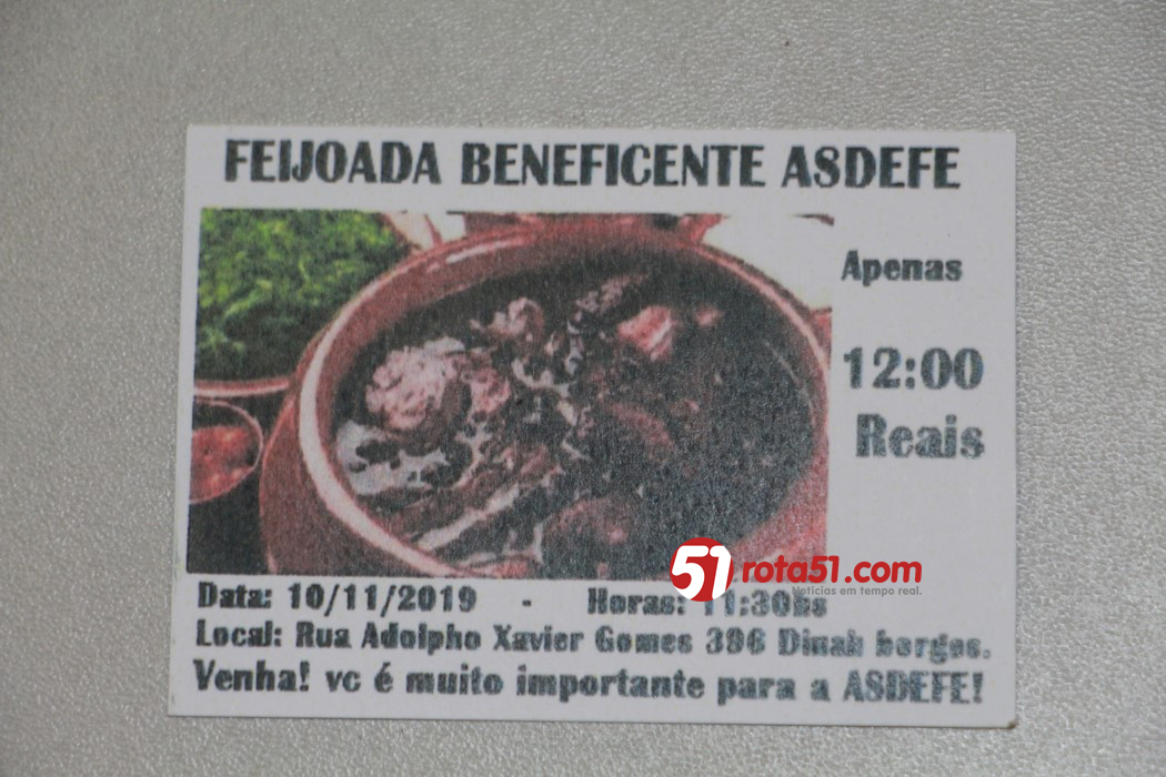 ASDEFE, Associação de deficientes de Eunápolis, promove mais uma feijoada beneficente.