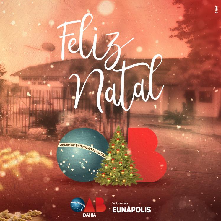 OAB envia a todos um voto de paz e felicidades.