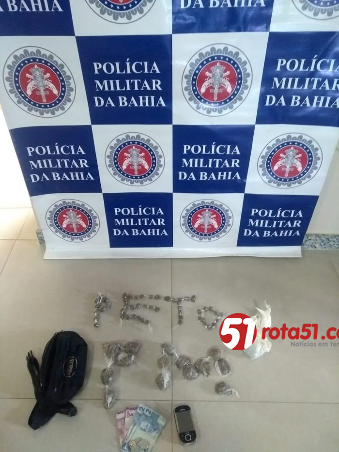 PETO atendeu a um chamado e, mais um traficante acabou preso.