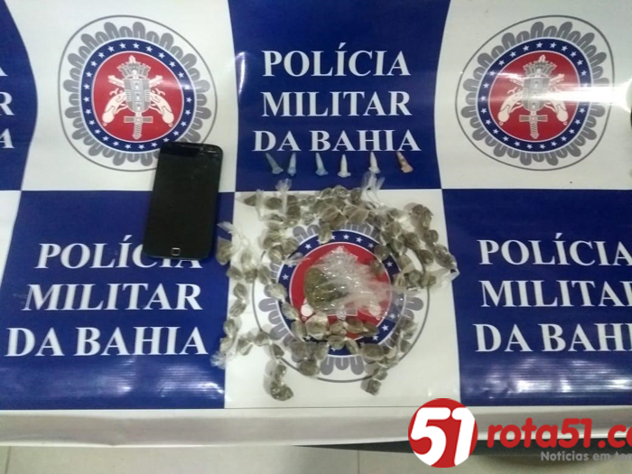 Policiais Militares continuam no combate ao crime, desta vez, tráfico de drogas.