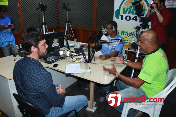 Vejam a sequência da entrevista de Ramos Filho na 104 FM Vida.
