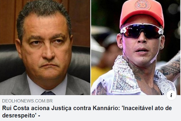 Governador Rui Costa toma providencias contra Igor Kannário.