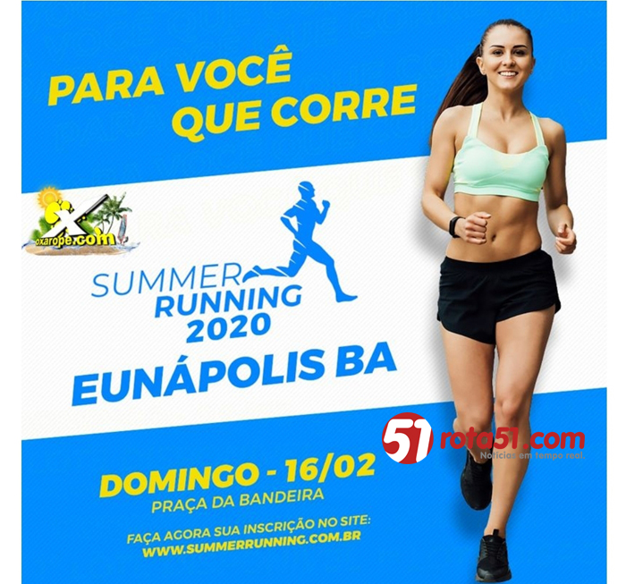 O domingo esportivo da Summer Running de Eunápolis