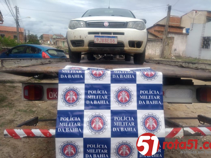 Mais um veículo recuperado por policiais da 7a CIPM