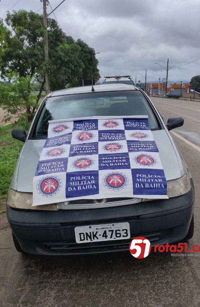 PM recupera mais um veículo na região, desta vez na BR 101