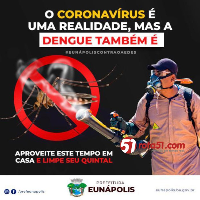 Prefeitura de Eunápolis intensifica combate à dengue
