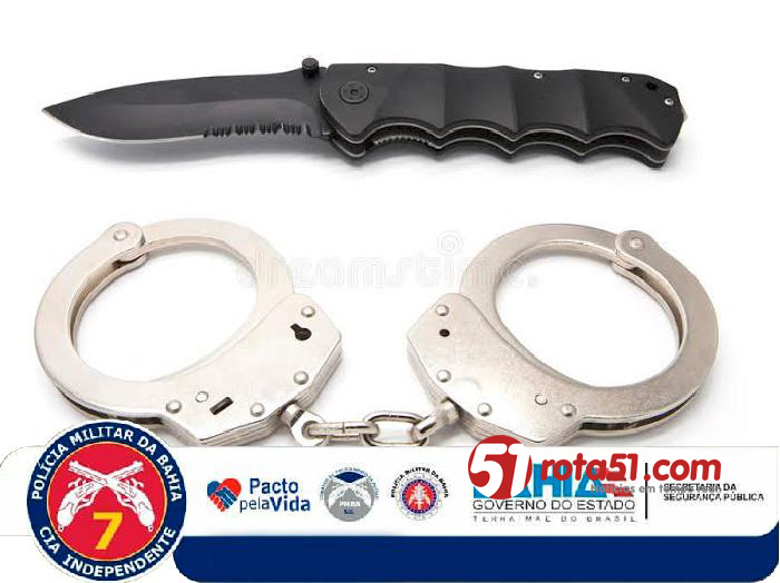 Tentativa de homicídio coloca vítima em estado grave, homicida foi preso.