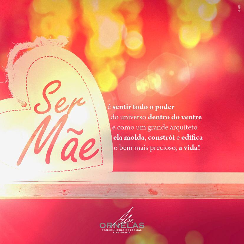 *Mensagem no Dia das Mães *