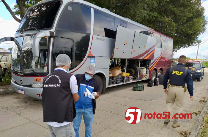 FISCALIZAÇÃO – CORONAVÍRUS- fiscalização e apreensão na BR 101 pela PRF