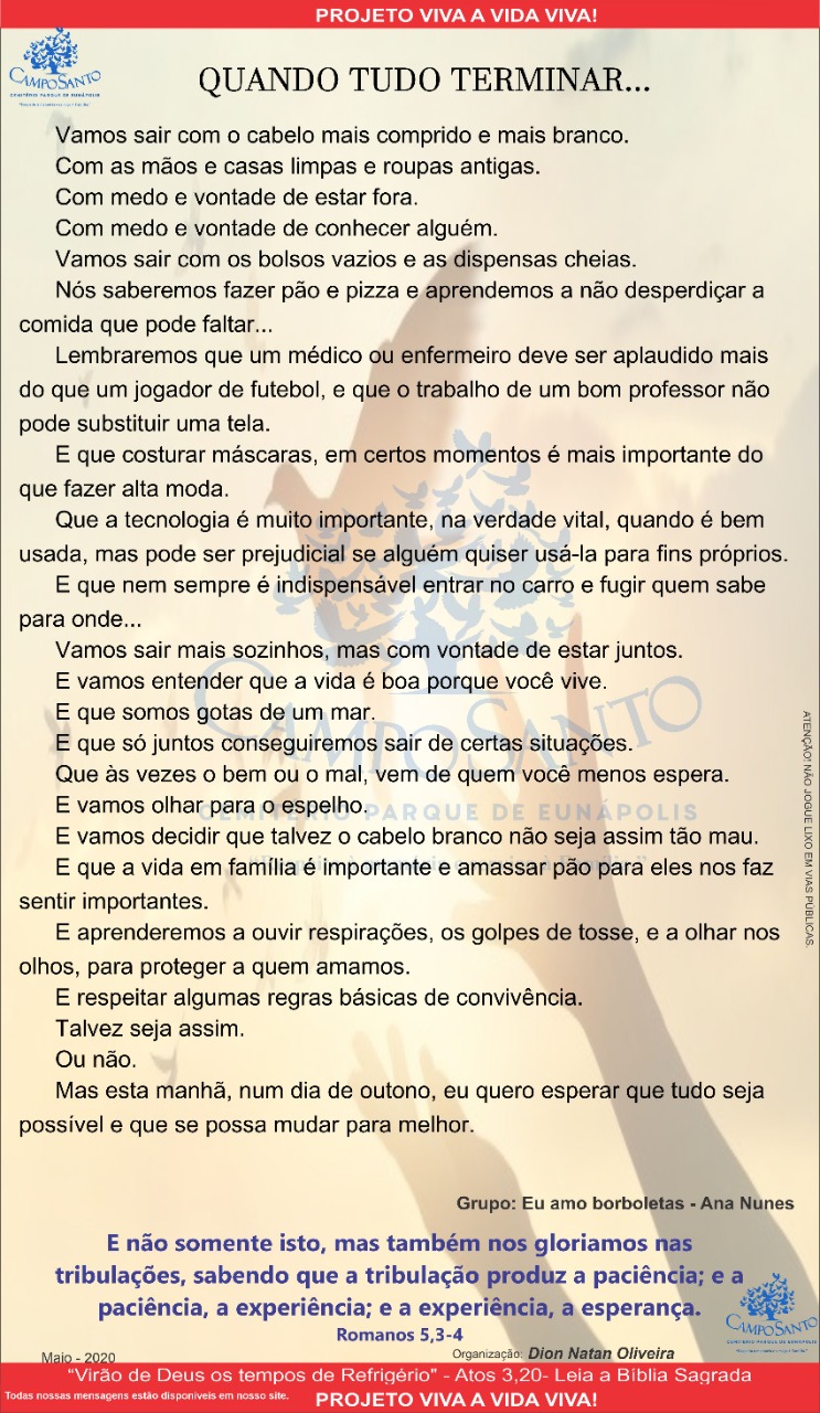 Momento de reflexão