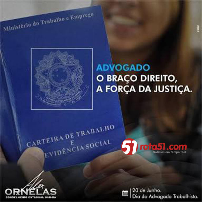 DR ALEX ORNELAS: Homenageia o advogado pelo seu dia.
