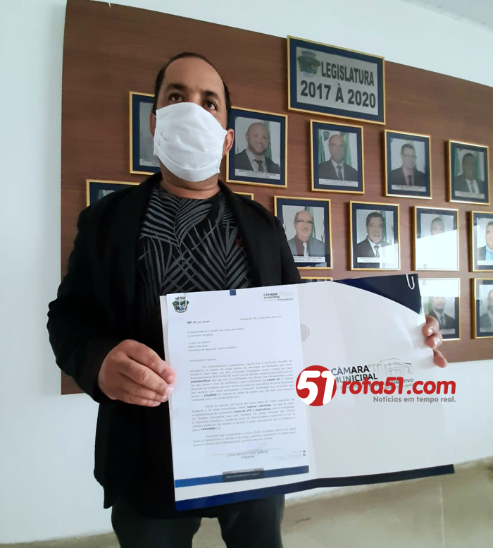 CORONAVÍRUS – Jorge Maécio pede urgência para implantação dos leitos de UTI em Eunápolis