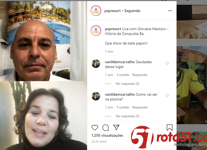 GPS Hotéis e Resorts reforça parcerias através de 50 lives na internet