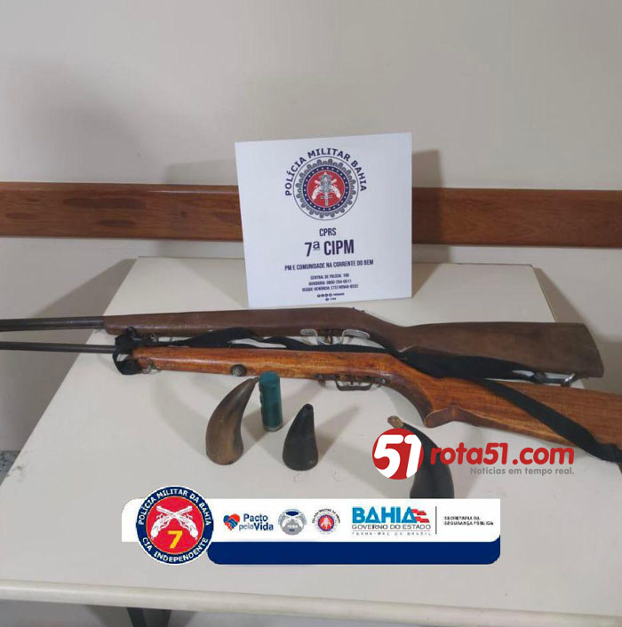 Foram presos armados e com vontade de matar os outros.