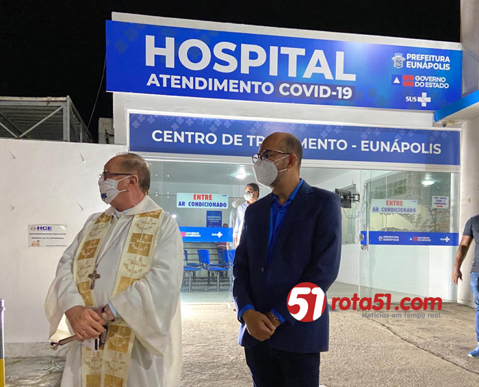 Hospital de atendimento Covid-19 em Eunápolis recebe os primeiros pacientes