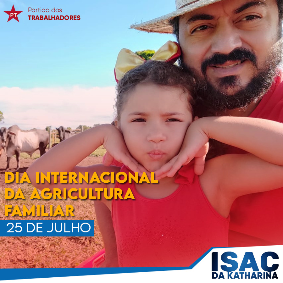 Dia 25 de julho, Dia da Agricultura Familiar.