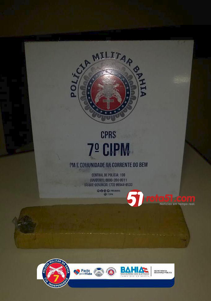 Mototaxista  e passageira, presos levando maconha na mochila