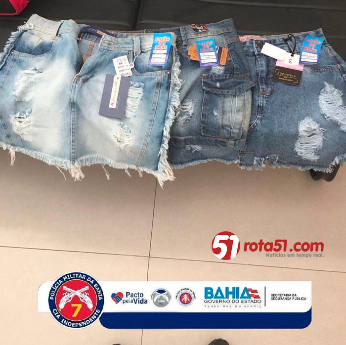 POLÍCIA MILITAR prende suspeito e recupera objetos furtados em lojas de Eunápolis.