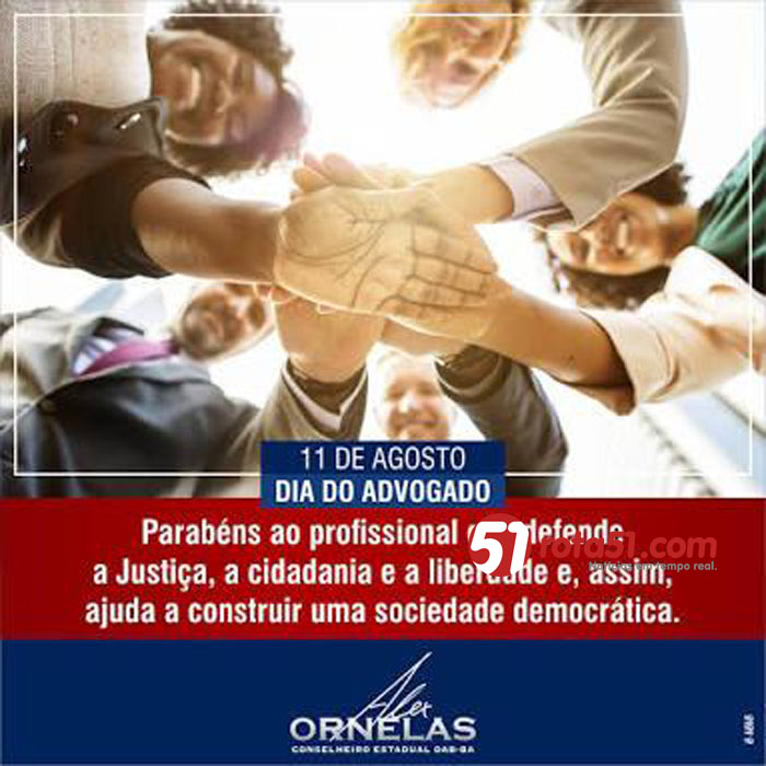 Mensagem do Conselheiro Estadual da OAB – Alex Ornelas – no Dia da Advocacia