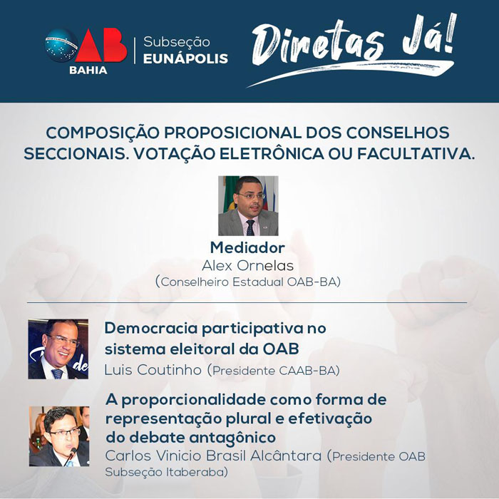 OAB quer discutir o sistema político da classe.