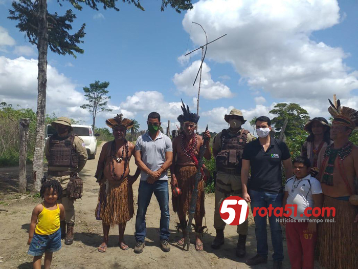 Em Eunápolis, SJDHDS e DPU visitam a Aldeia Taquari para averiguar ameaças contra lideranças indígenas