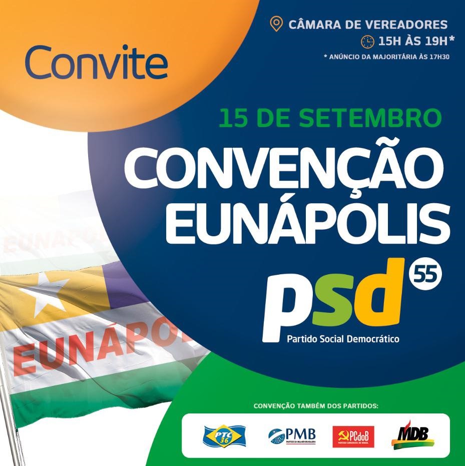 Convenção do PSD que lançará Robério Oliveira à reeleição será nesta terça-feira (15/09)