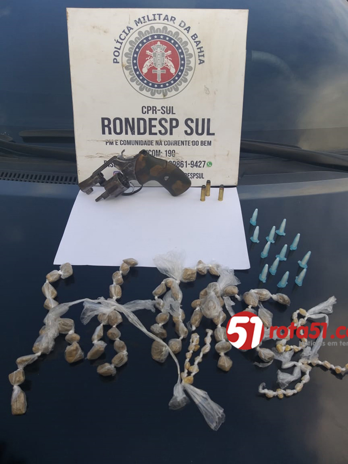 Armado e cheio de drogas, dançou igual azeitona na boca de banguelo.