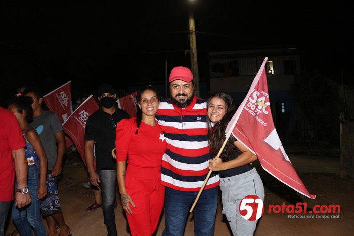 Isac da Katharina faz caminhada no Moises Reis, antiga Nestlé.