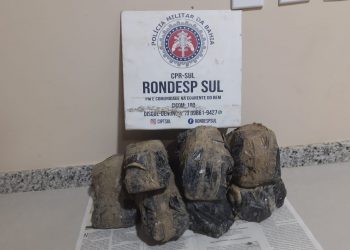 Comerciante da erva maldita, foi preso com 7 kg de maconha