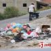 A cidade sem coleta de lixo, virou um lixo.