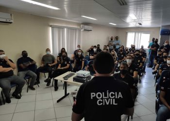 EUNÁPOLIS. POLÍCIA CIVIL RECEPCIONA POLICIAIS DO NOVO CONCURSO