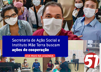 Sec. de Ação Social de Porto Seguro, recebe representantes do Instituto Mãe Terra, para um trabalho de excelência.