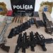 EUNÁPOLIS: Forças de Segurança apreendem mais de 150 quilos de drogas e armas durante operação conjunta