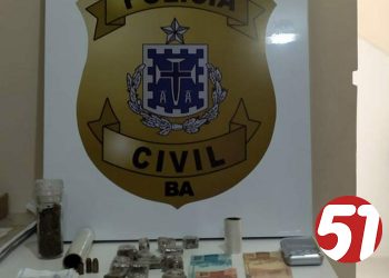 EUNÁPOLIS. POLÍCIA CIVIL PRENDE TRAFICANTE, APREENDE DROGAS E DINHEIRO