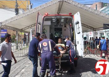 O SAMU, o Serviço de Atendimento Médico de Urgência, faz atendimento somente com uma ambulância.