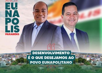 Eunápolis faz aniversário, são 33 anos crescendo para seus habitantes. Antes era o 64, o maior povoado do mundo.
