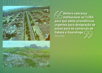 Conselheiro da OAB, pede nomeação de juízes para Itabela e Guaratinga