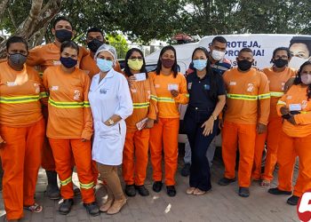 Secretaria de Meio Ambiente recolhe resíduos de serviços de saúde após vacinação em Caraíva