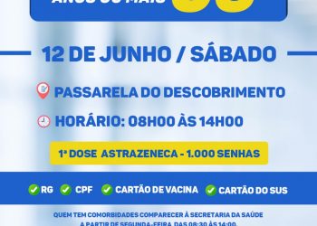 VACINAÇÃO CONTRA A COVID-19 – 56 anos –